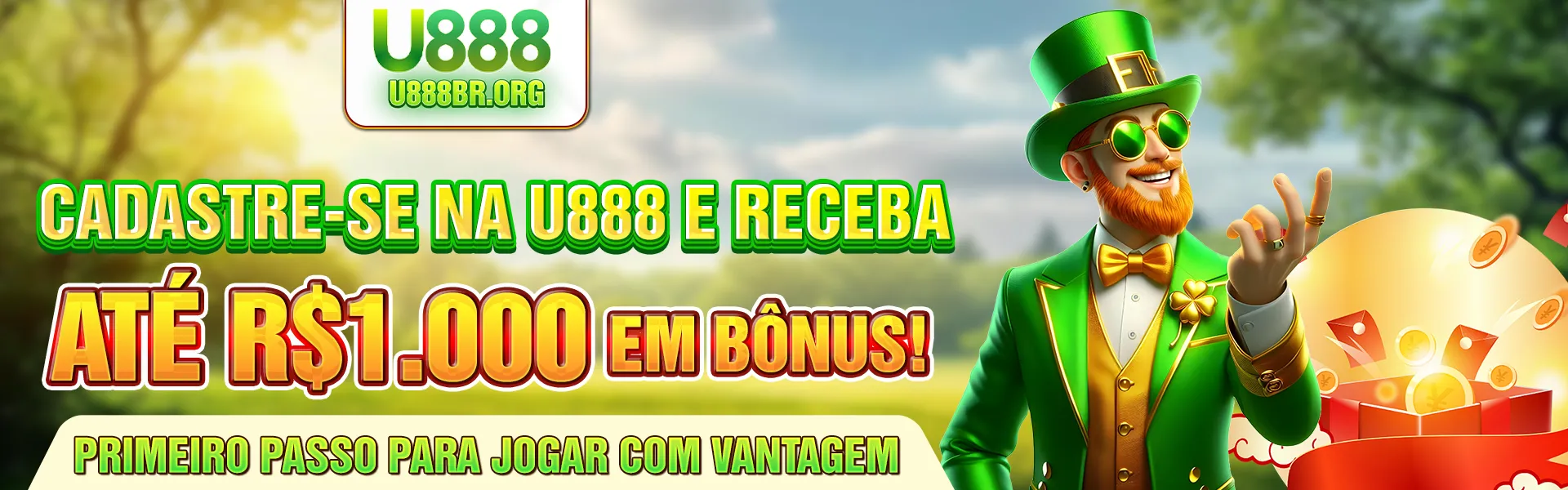 cadastre se na u888 e receba ate r$1000 em bonus primeiro passo para jogar com vantagem